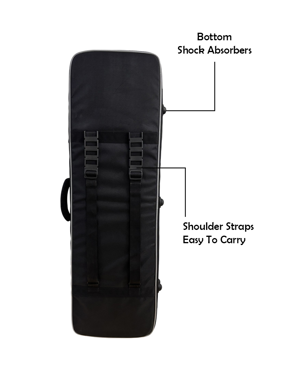 Olive OL-MIDI 61 Midi Keyboard Bag for 61 and 49 keys midi, 15mm Foam Padding, Shoulder Straps,